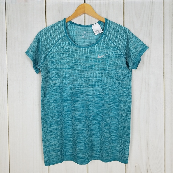 Nike Tops - Nike Teal Dri-Fit Gym Fitness Runners Tee Shirt
